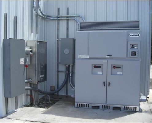 100 kW Commercial inverter that was installed in New Mexico.